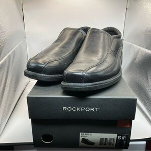 Man's Loafers Rockport Style Leader 2 Bike Slip-On Black Size 13 W A13019